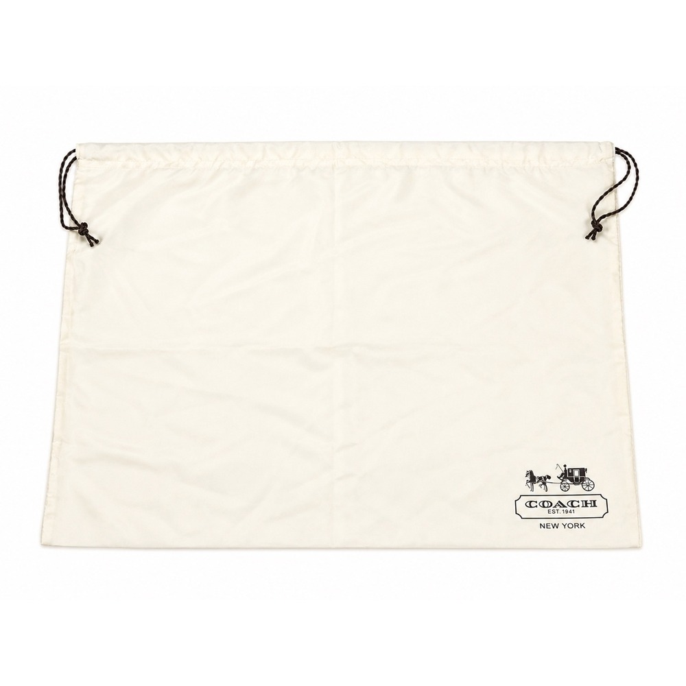 Vintage Y2K Era Coach Dust Bag 15x19 Cream Drawstring Storage